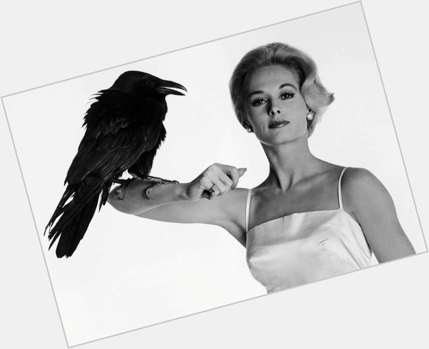 Wouldja\ve ever thought Tippi Hedren would go from running from birds to championing animals? Happy Birthday! 