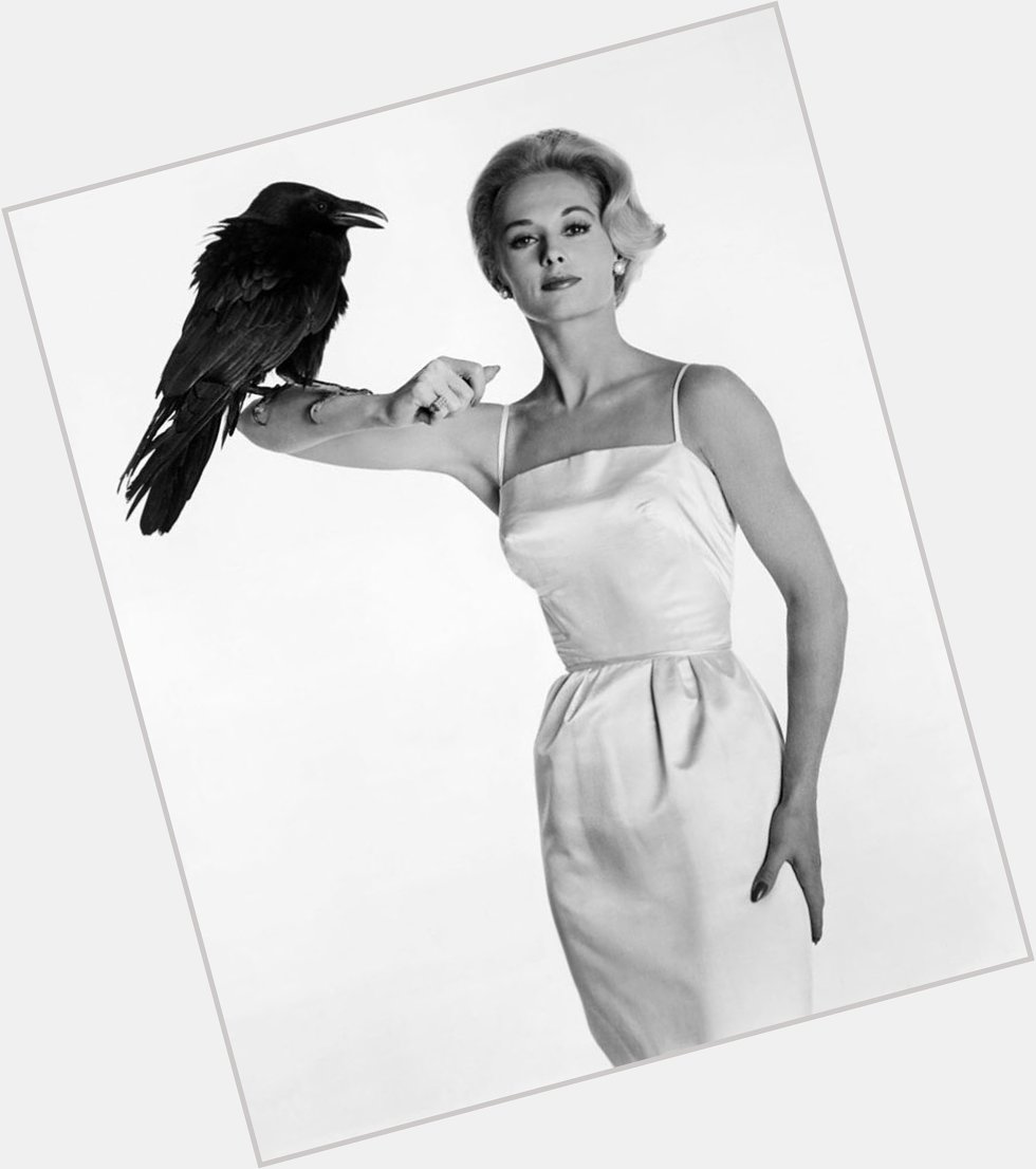 Happy Birthday to Tippi Hedren and her crow 