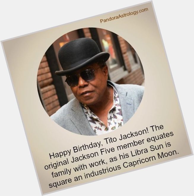 Happy Birthday, Tito Jackson!  