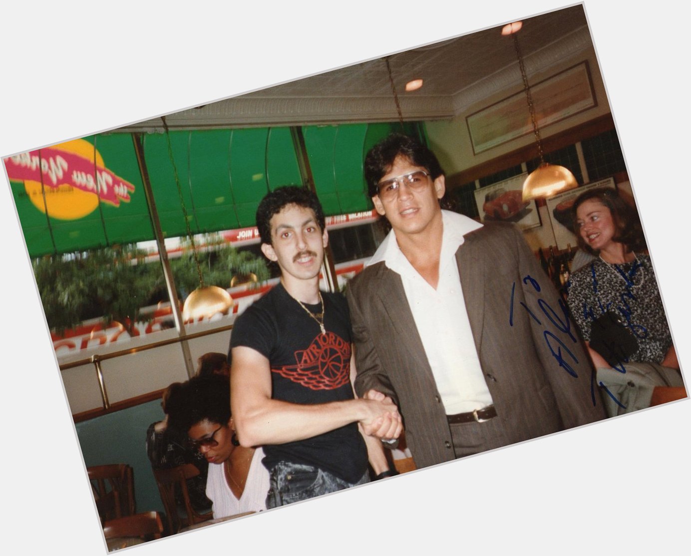  Happy Birthday to Tito Santana!! 1986 throwback pic of us. 