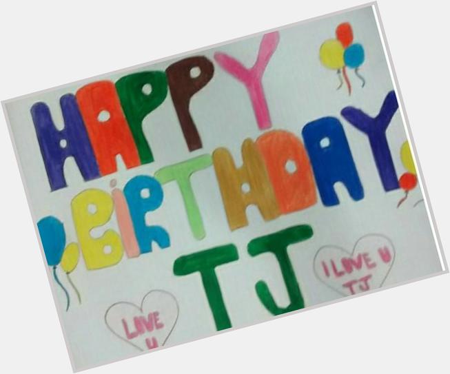 -Happy Birthday to my idol TJ Jackson Have a wonderful day ,with Much love       