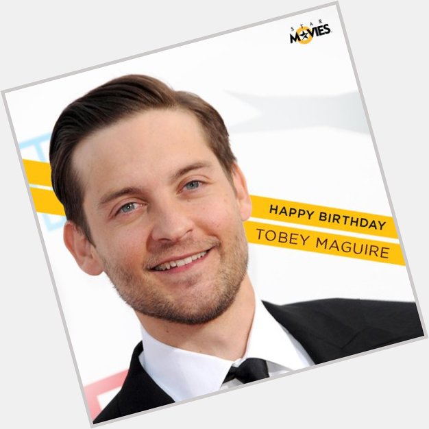 Happy birthday to the first Spiderman, Tobey Maguire! 