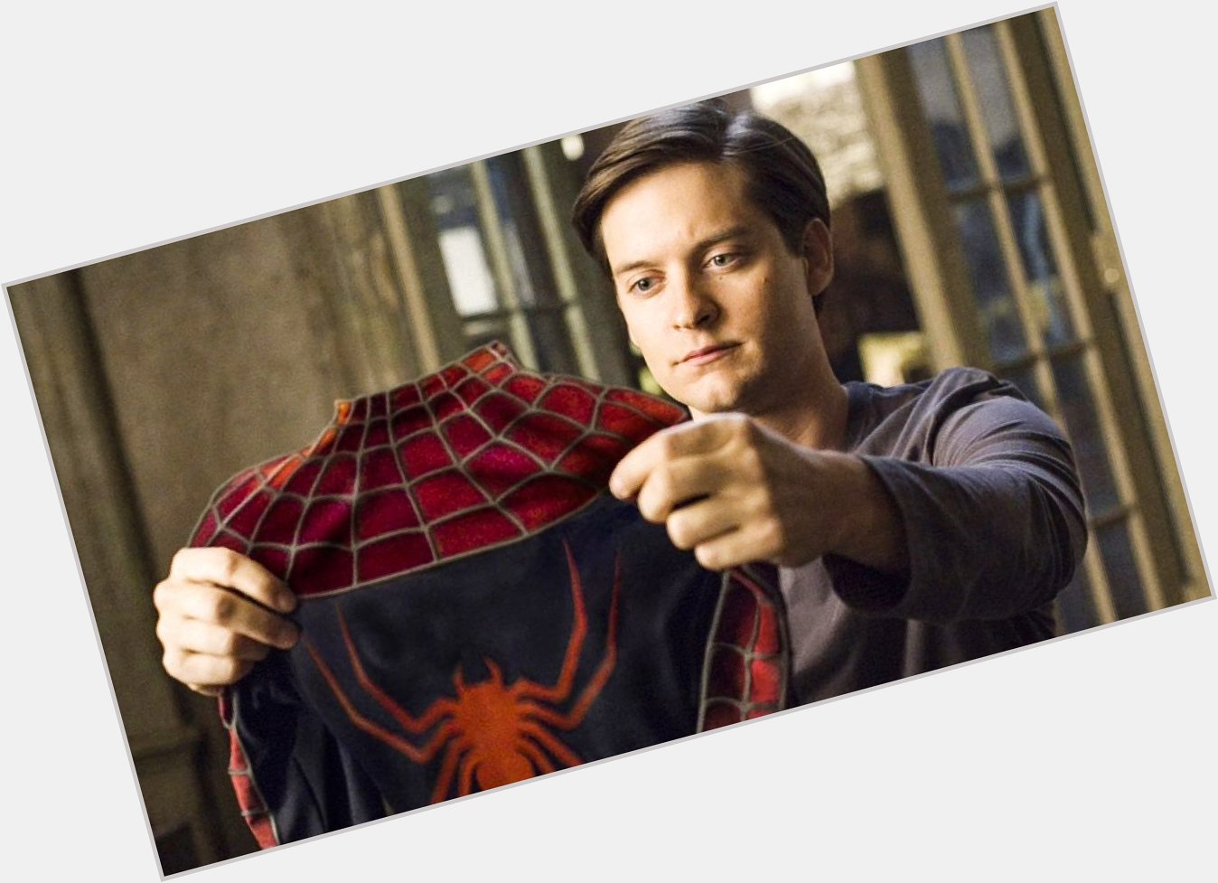 Happy Birthday to Tobey Maguire. 

The Spider-Man I grew up with and still love to this day. 