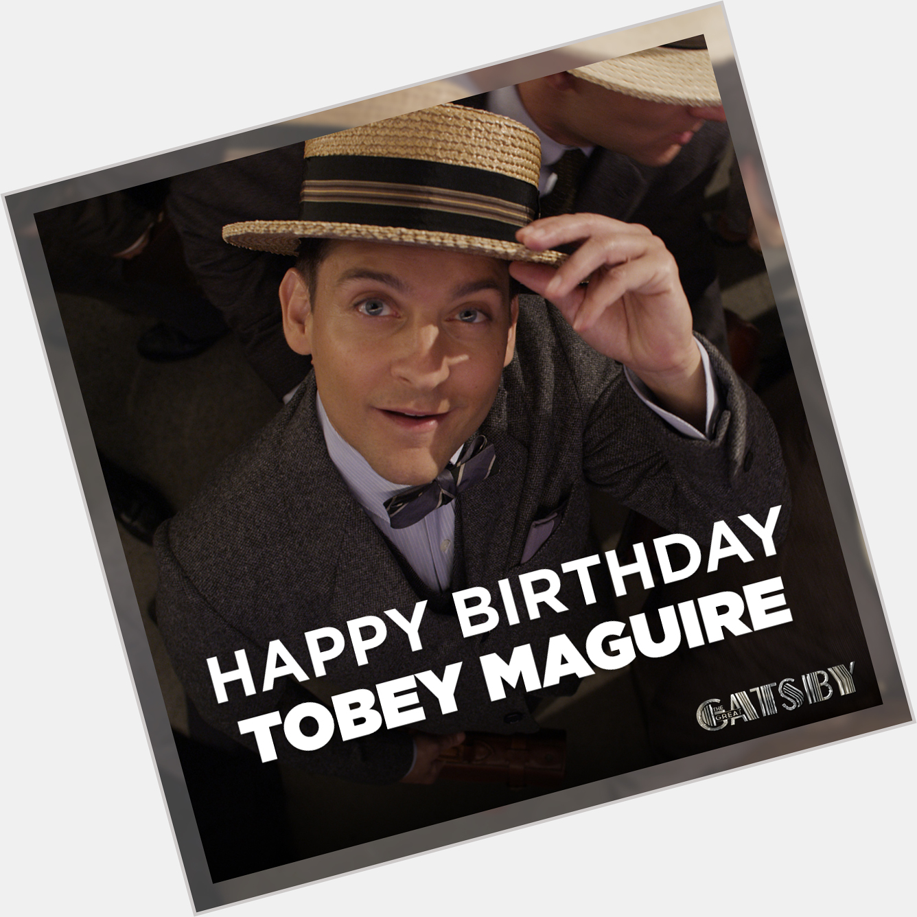 Attention Tobey Maguire fans! Remessage to wish him a happy birthday 