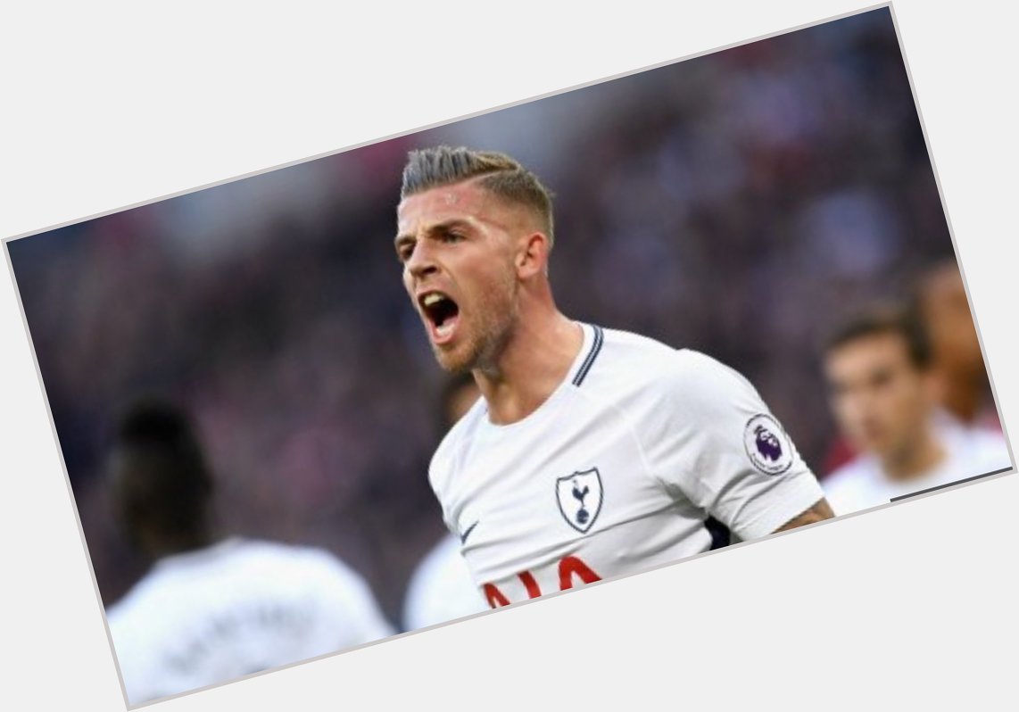 Happy birthday to centre back Toby Alderweireld. Hopefully Levy s lining you up and nice birthday present!   