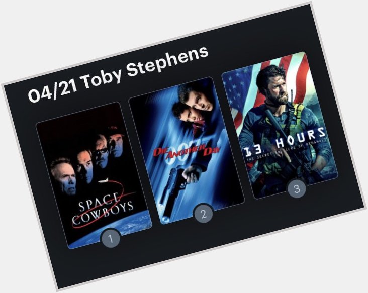Hoy cumple años el actor Toby Stephens (52) Happy birthday ! Aquí mi miniRanking: 
