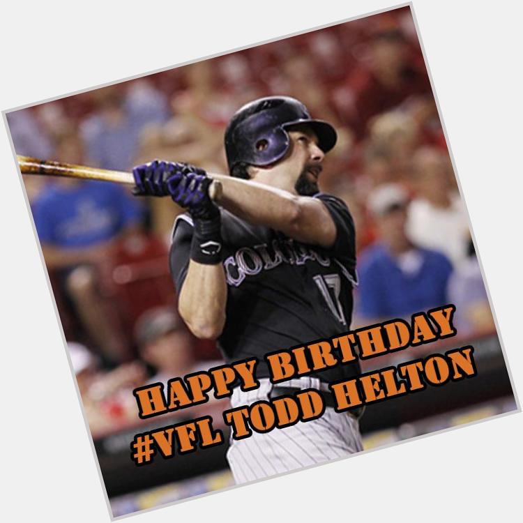  Join us in sending Happy Birthday wishes to & now retired No. 17 - Todd Helton! 
