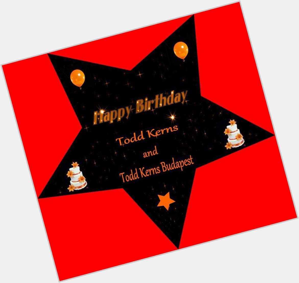 Happy Birthday and Todd Kerns Budapest Page! :) My site got 3 months old today! :) 