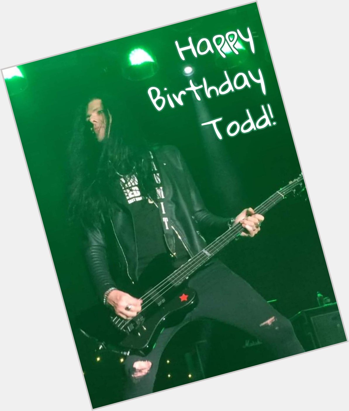 Happy Birthday to the one and only Todd Kerns! 