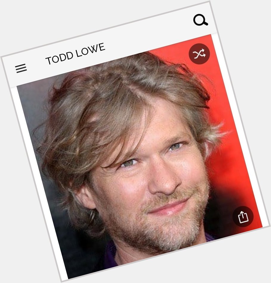 Happy birthday to this great actor.  Happy birthday to Todd Lowe 