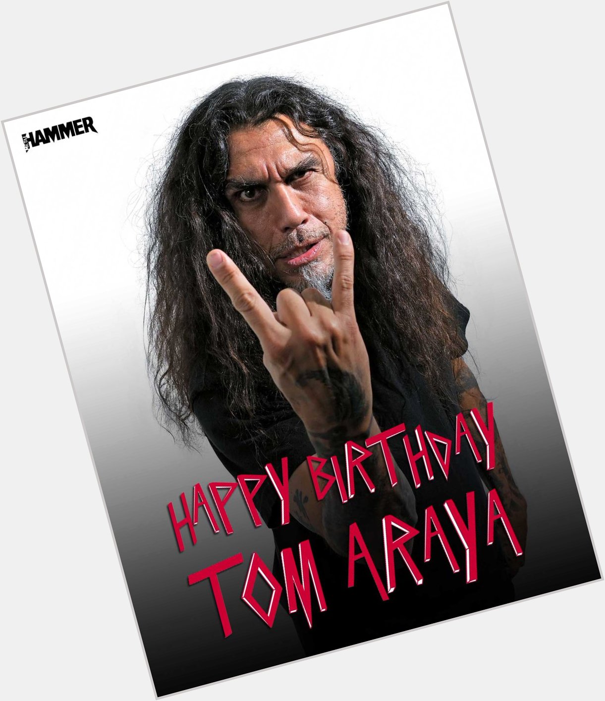  yo tom araya happy birthday 