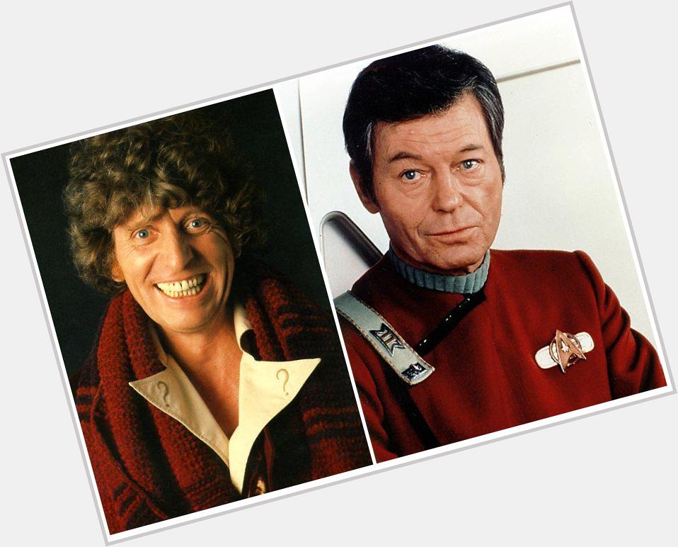Two of my favorite fictional Doctors share a birthday today. Happy Birthday to Tom Baker and DeForest Kelly. 