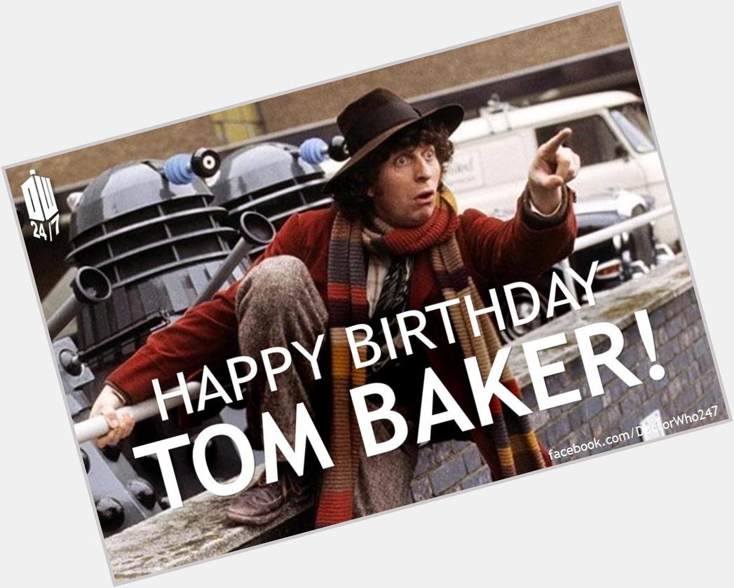 Happy 81st Birthday to the legend that is Tom Baker! 