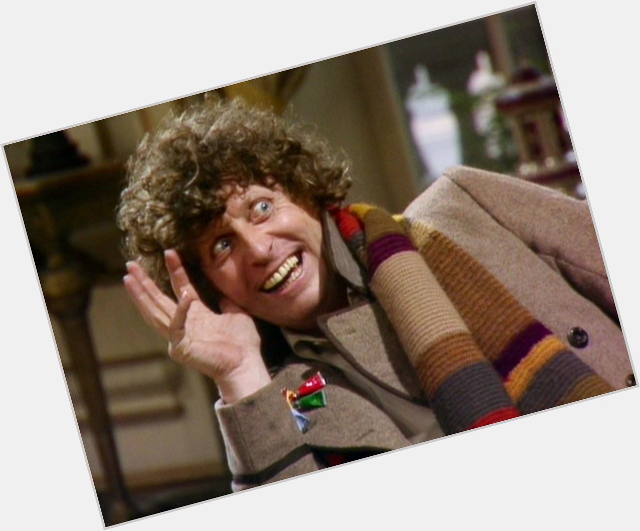 Wishing a very happy eighty-fifth birthday to the magnificent Tom Baker.  