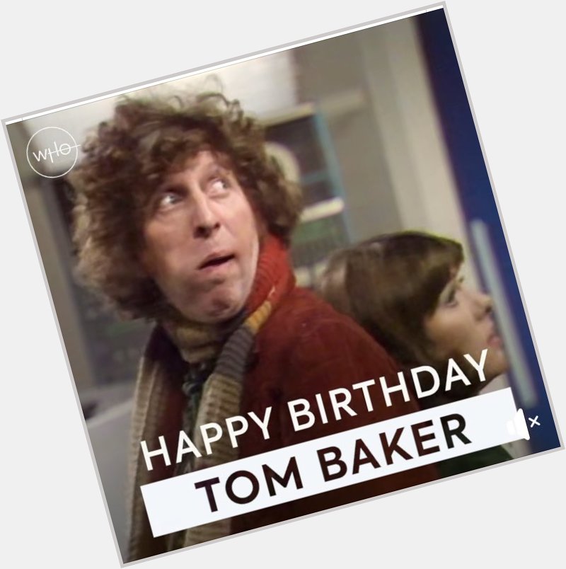 Happy 86th birthday to Tom Baker. My personal favourite Doctor (photo courtesy of Doctor Who Magazine). 
