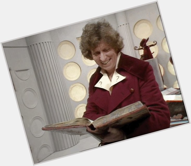 Happy birthday, Tom Baker! Let\s fill message with Fourth Doctor GIFs.  