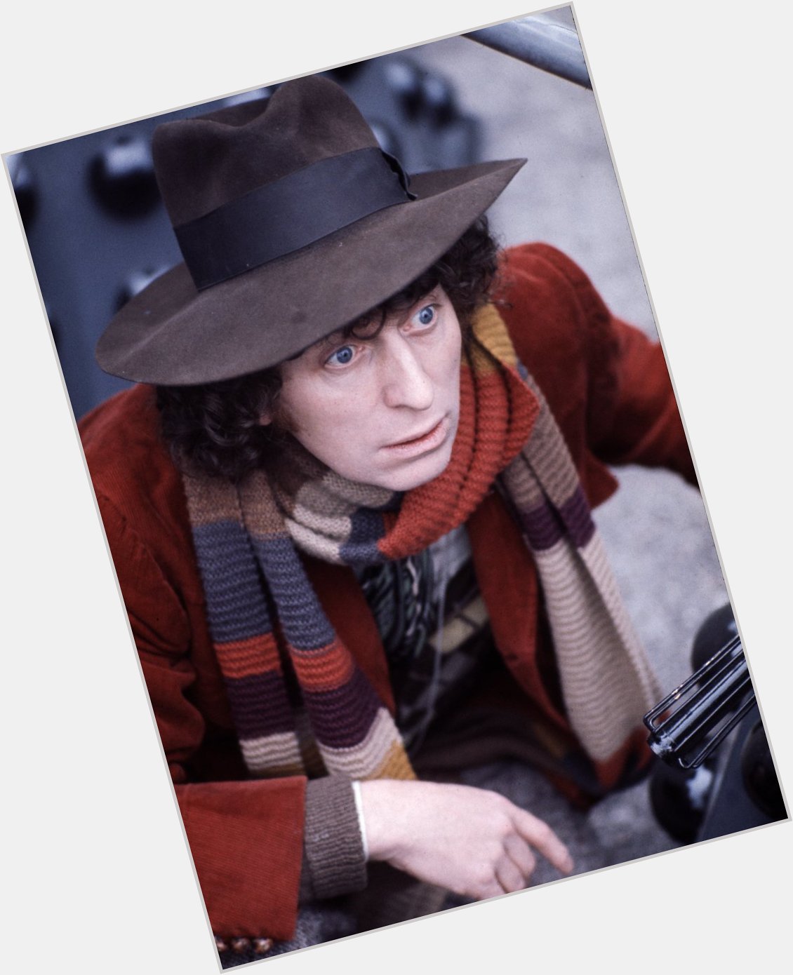 Happy Birthday to Tom Baker who turns 87 today!  Pictured here as The Fourth Doctor. 