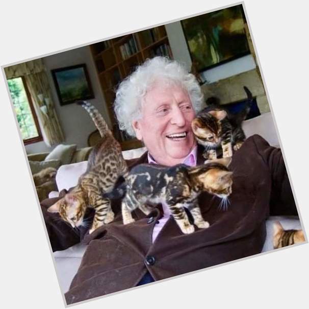 Happy birthday to my favorite doctor and fellow cat lover, Tom Baker!  May it be as wonderful as you! 