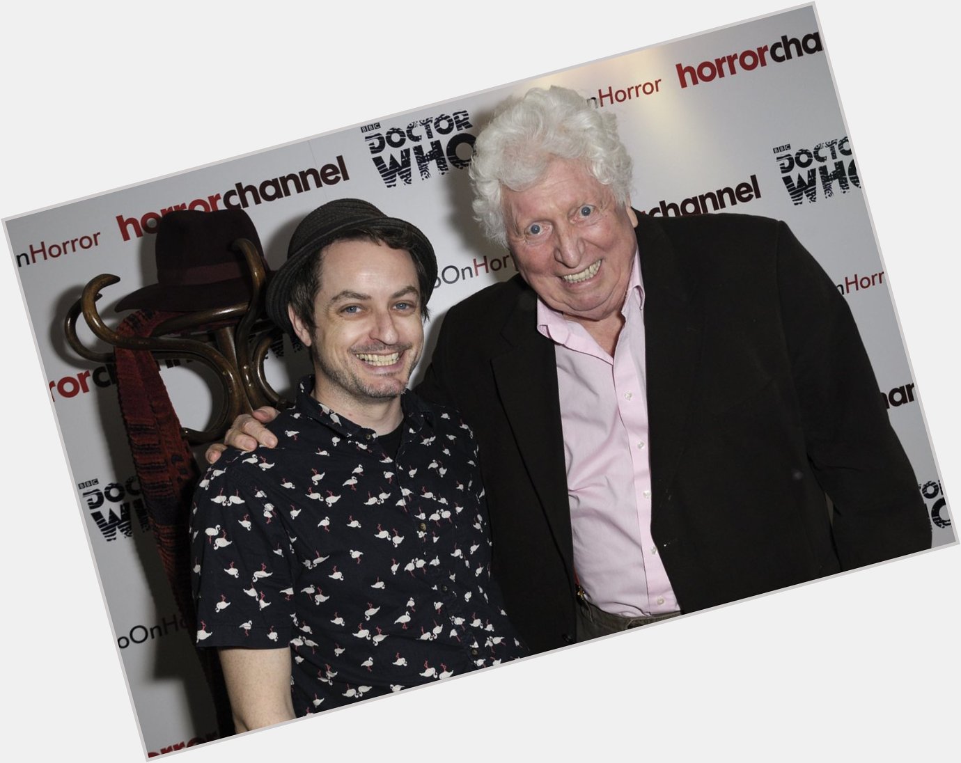 Happy birthday to the legendary Tom Baker (he s on the right) 