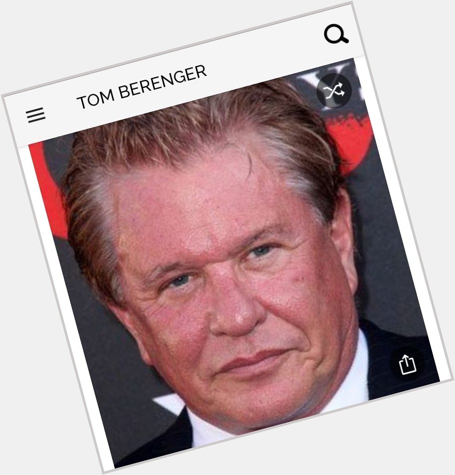Happy birthday to this great actor.  Happy birthday to Tom Berenger 
