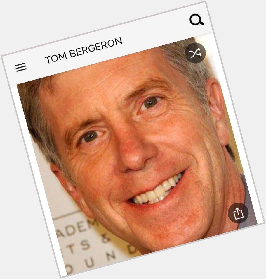 Happy birthday to this great TV Host. Happy birthday to Tom Bergeron 