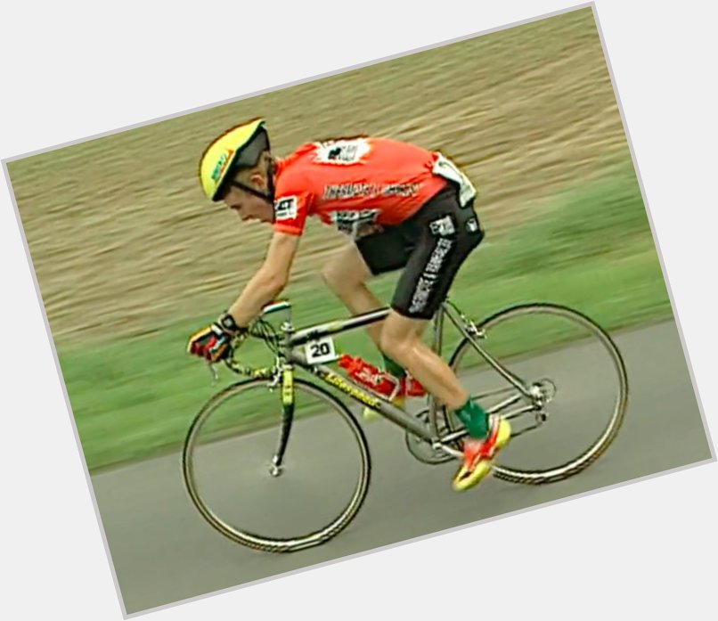 Second year junior Tom Boonen on his way to win Wortegem Koerse in 1998. Happy birthday to the legend! 