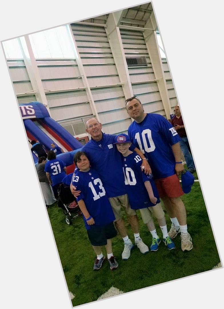 Happy Birthday Coach Tom Coughlin!  Thank you for BEing THERE for families tackling childhood Cancer. 