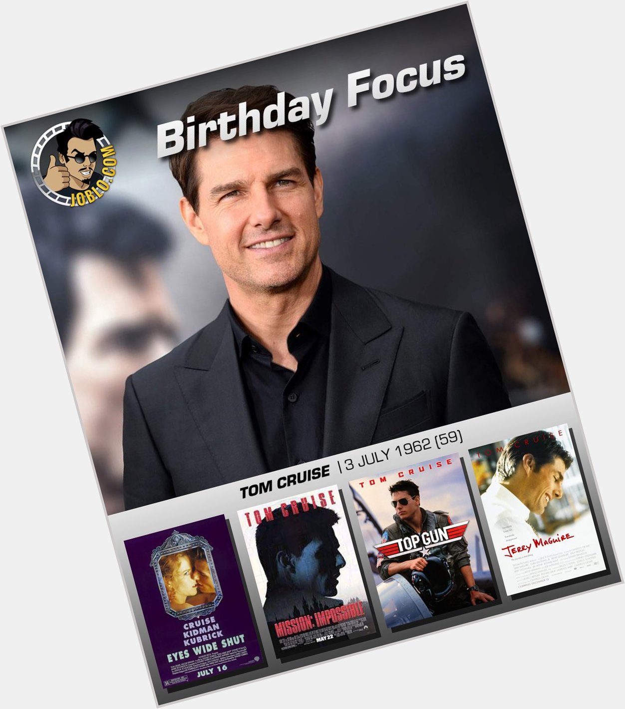 Happy 59th birthday to Tom Cruise! 