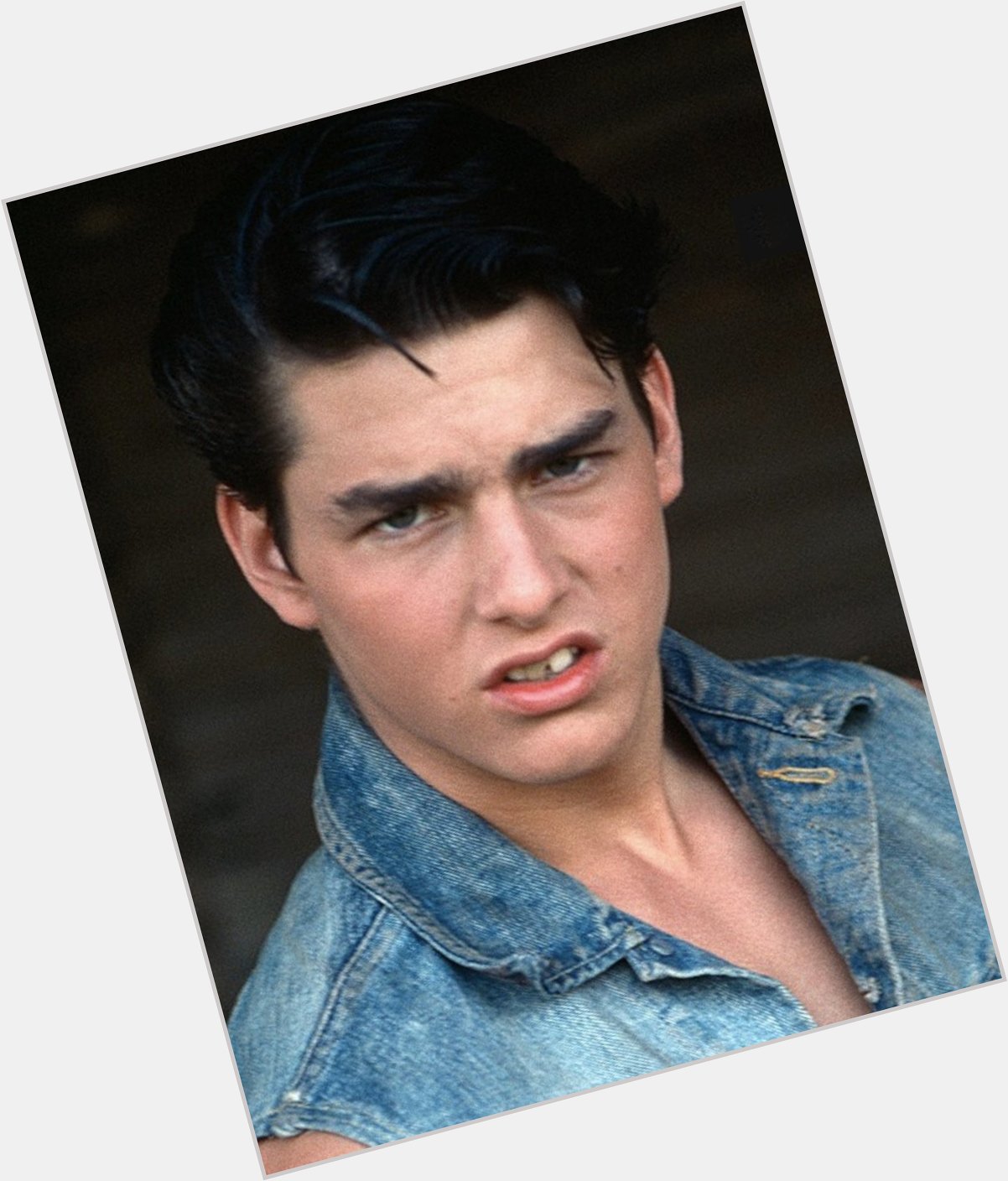 Happy Birthday, Tom Cruise. Seen here as Steve Randle in The Outsiders (1983)  