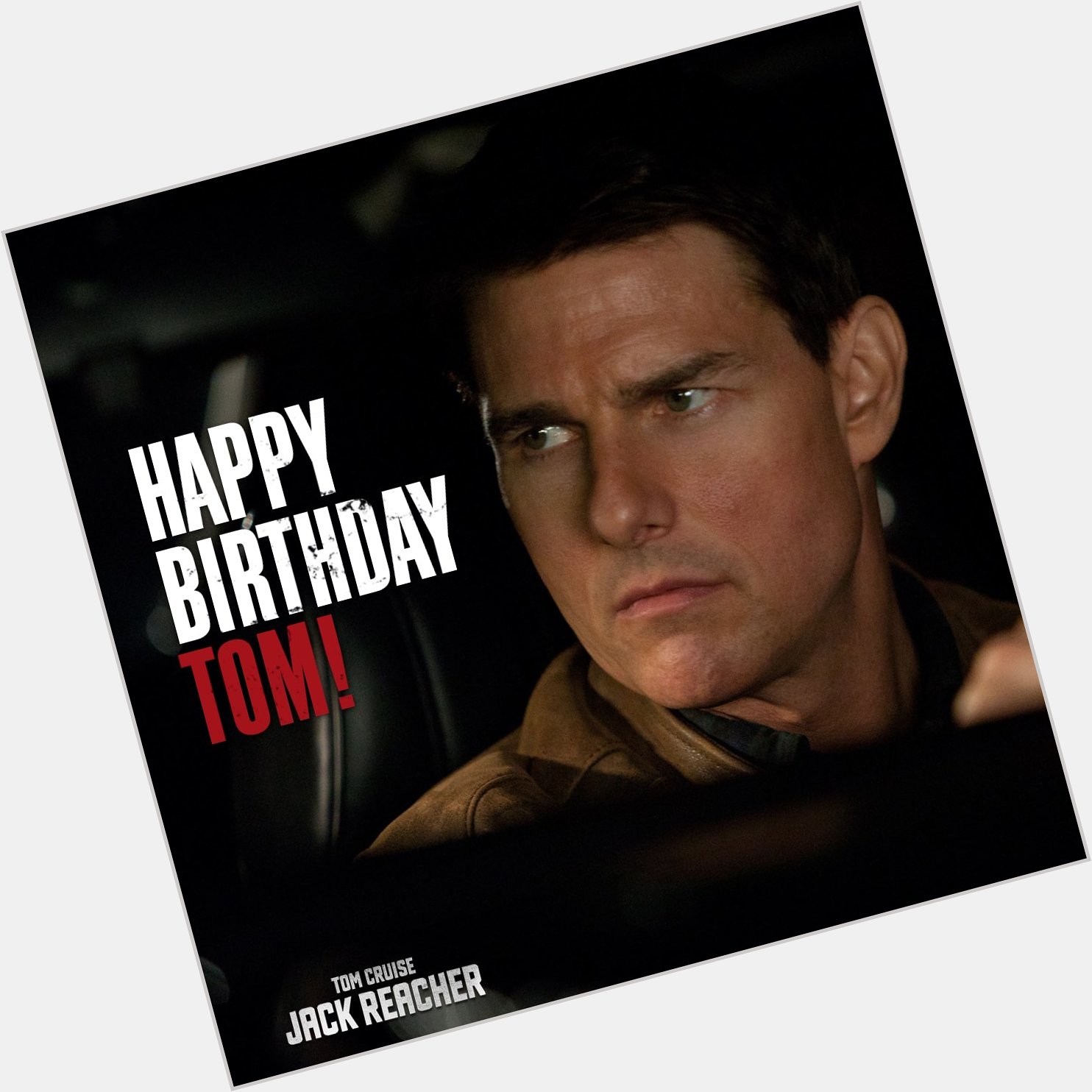 Wishing a happy birthday to the unstoppable Tom Cruise! 