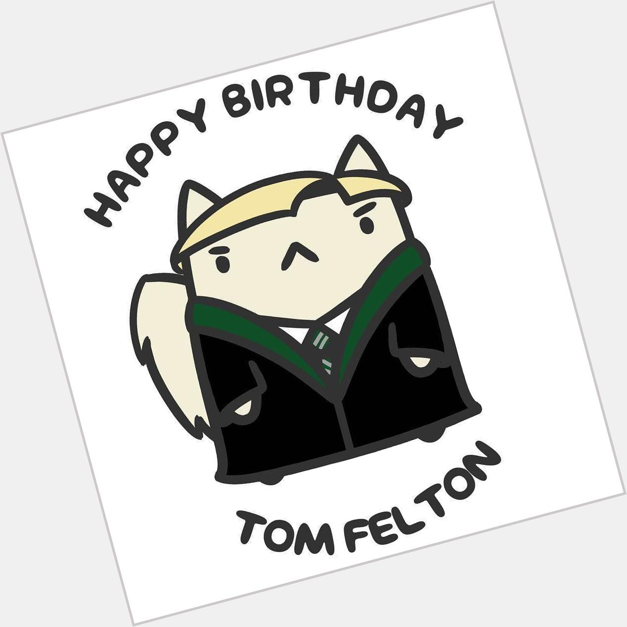 Happy Birthday, Tom Felton! Sorry Slytherins...I\m a Gryffindor for life! (Pottermore told 