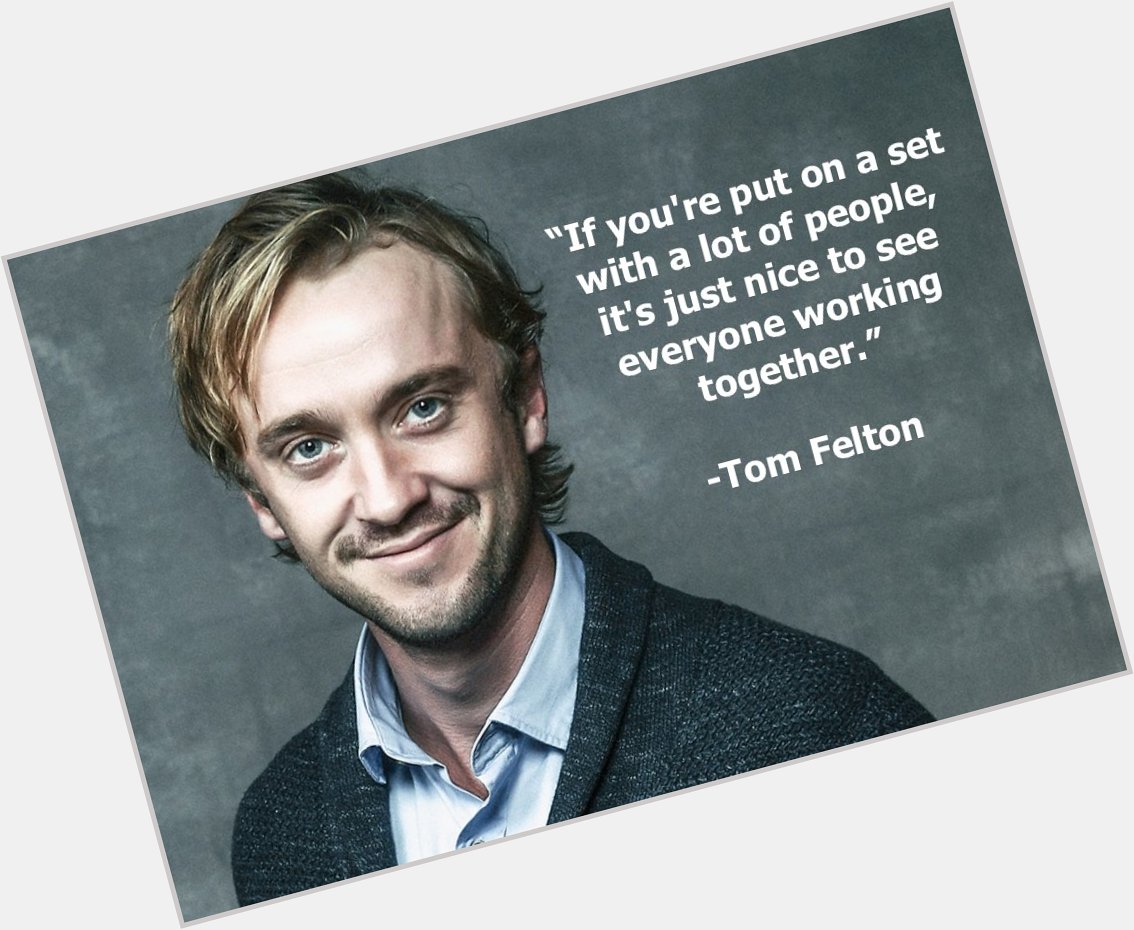 Happy Birthday to Tom Felton from Cast It Talent!  