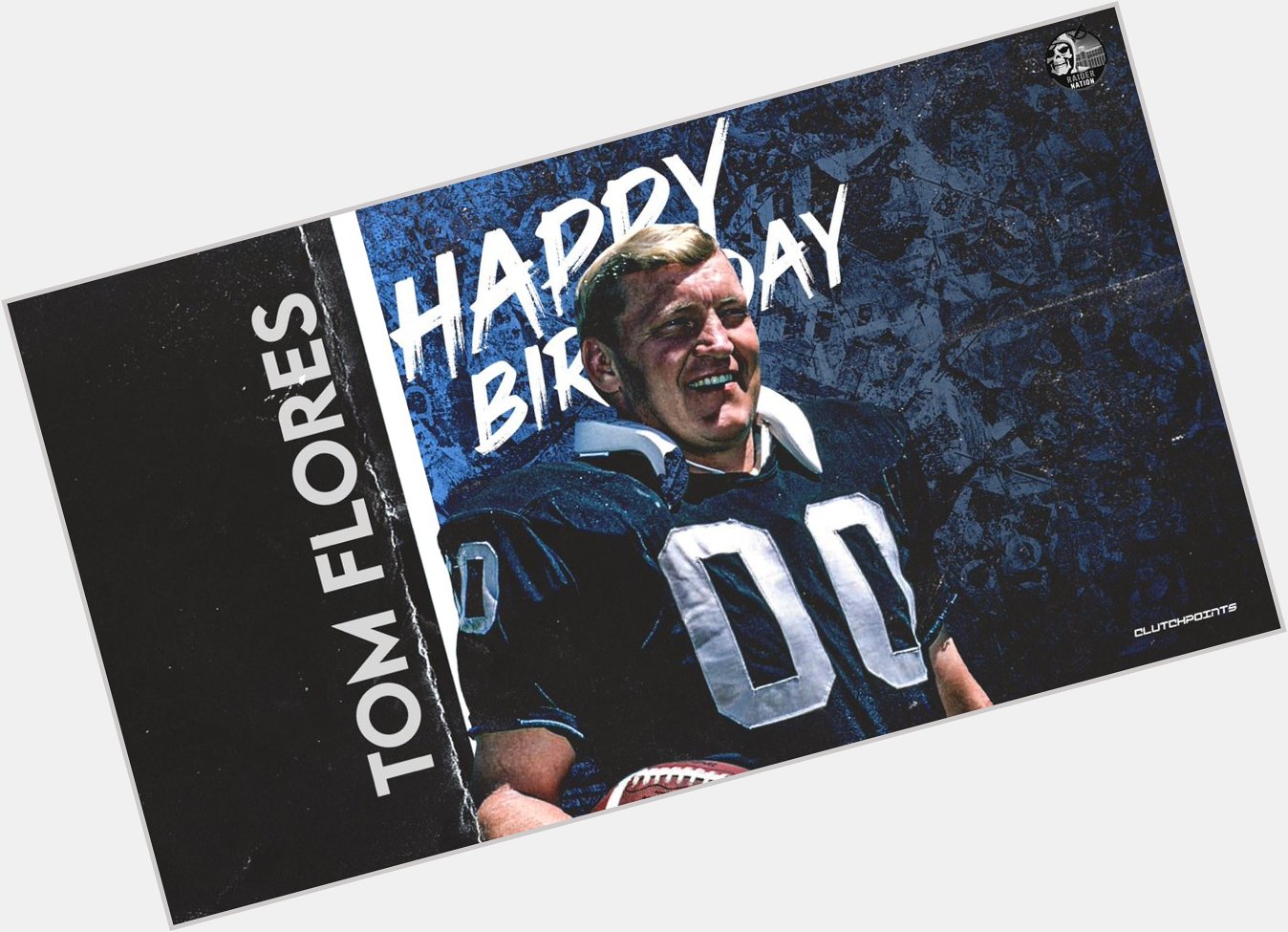 Join us in greeting the legendary Hall of Famer, Tom Flores, a happy birthday! 