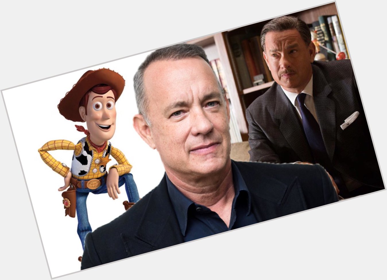 Happy birthday to the man who voiced Sheriff Woody and portrayed Walt Disney.

The great Tom Hanks. 