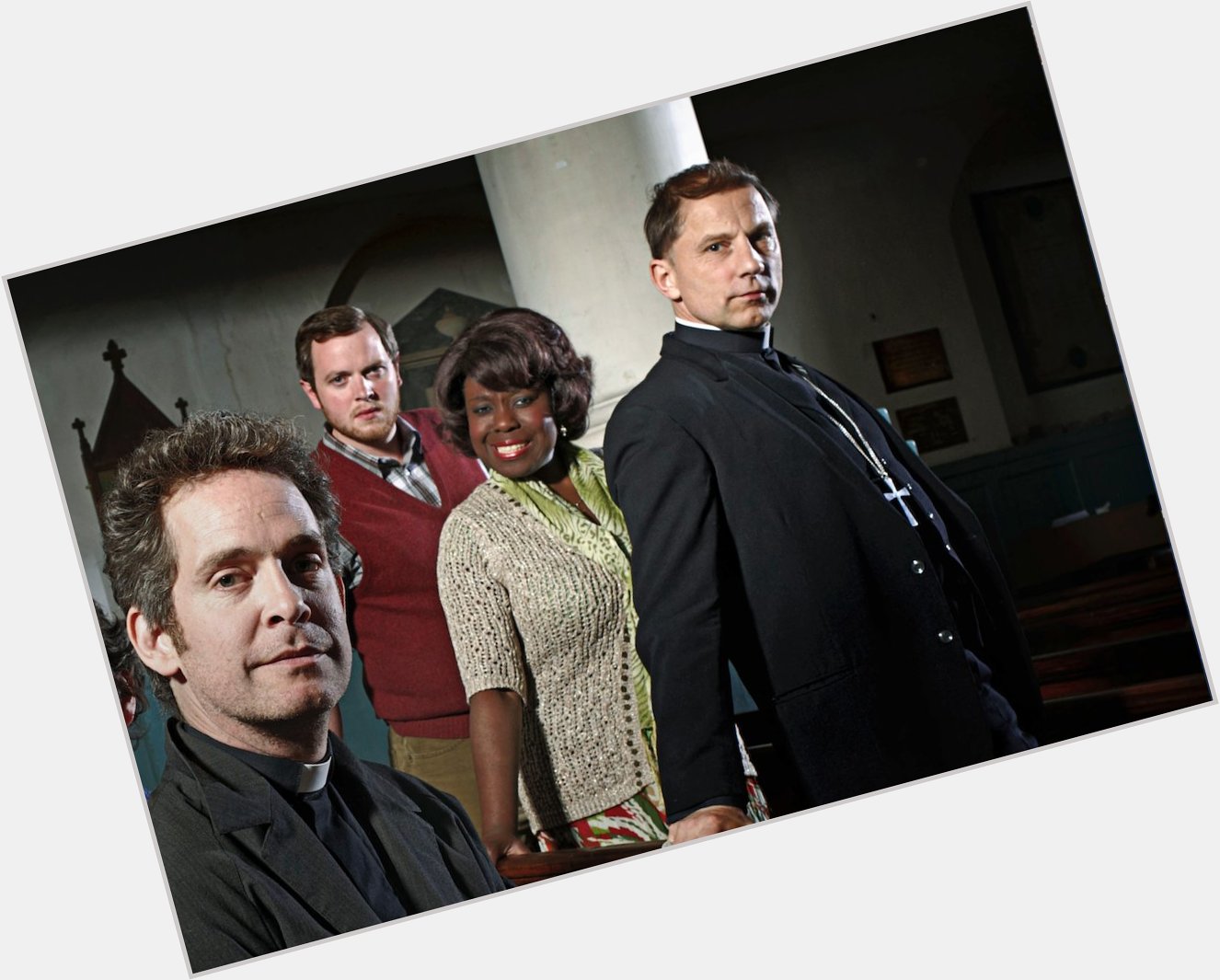 Happy birthday to Tom Hollander and to his Rev co-star Simon McBurney. PS Please bring back Rev... 