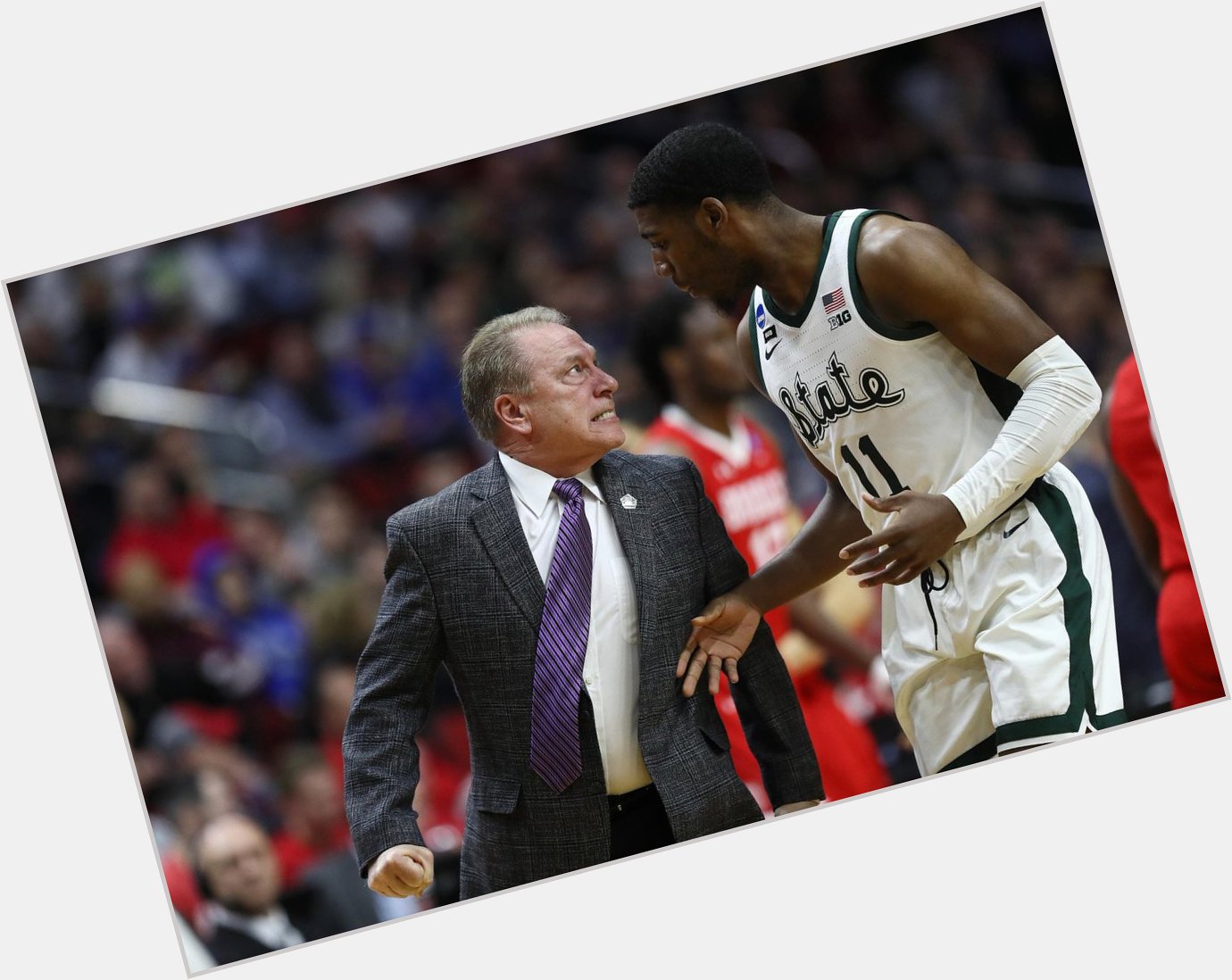 \"Why haven\t you wished me a happy birthday yet?\"

Tom Izzo, probably 