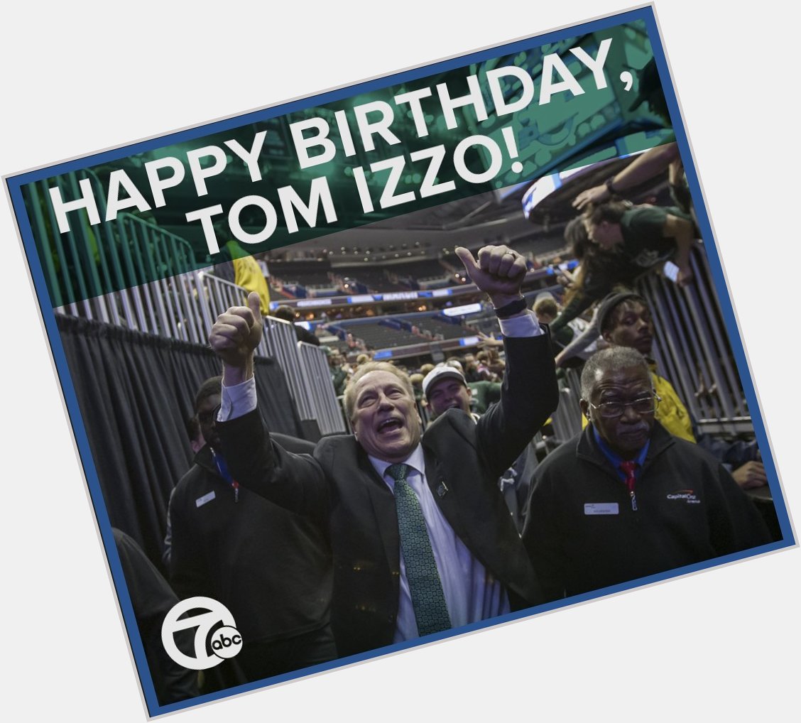 Happy birthday to legendary Michigan State coach Tom Izzo! The Iron Mountain native turns 66 today. 