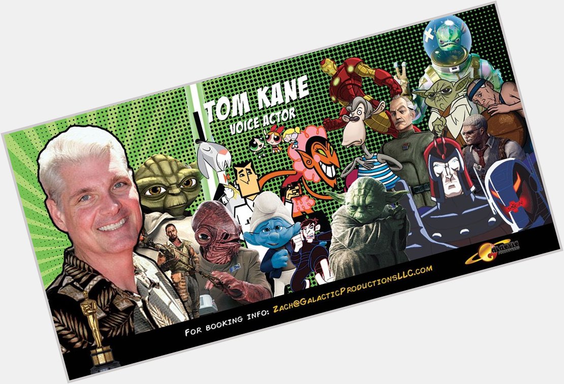 Please join us in wishing Tom Kane a very Happy Birthday! 