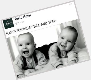 Happy birthday Bill and Tom Kaulitz *~~* 