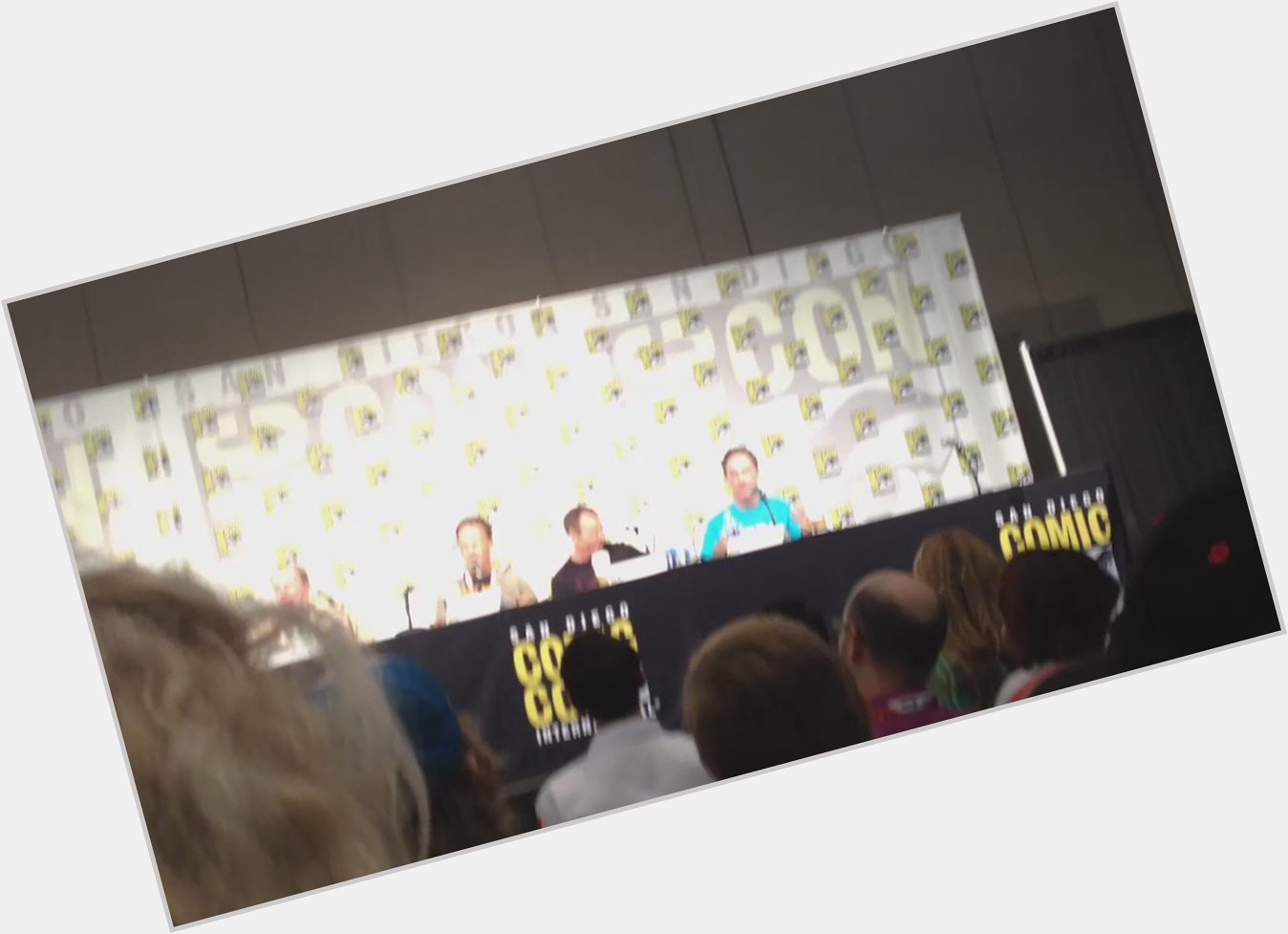 Everyone at the Spongebob panel wished Tom Kenny a happy birthday! 