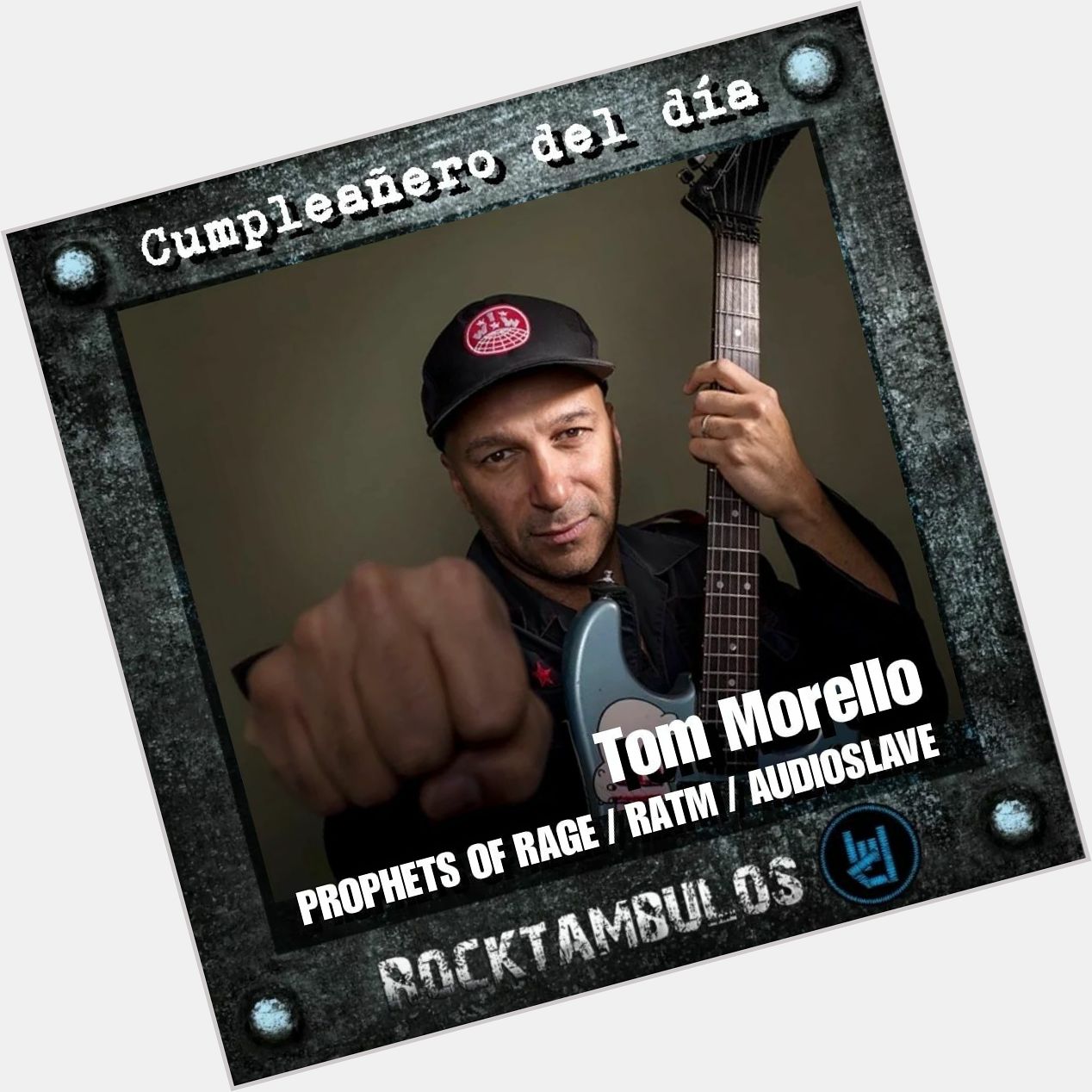 Hoy le cantamos cumpleaños al virtuoso guitarrista Tom Morello Happy birthday Tom 