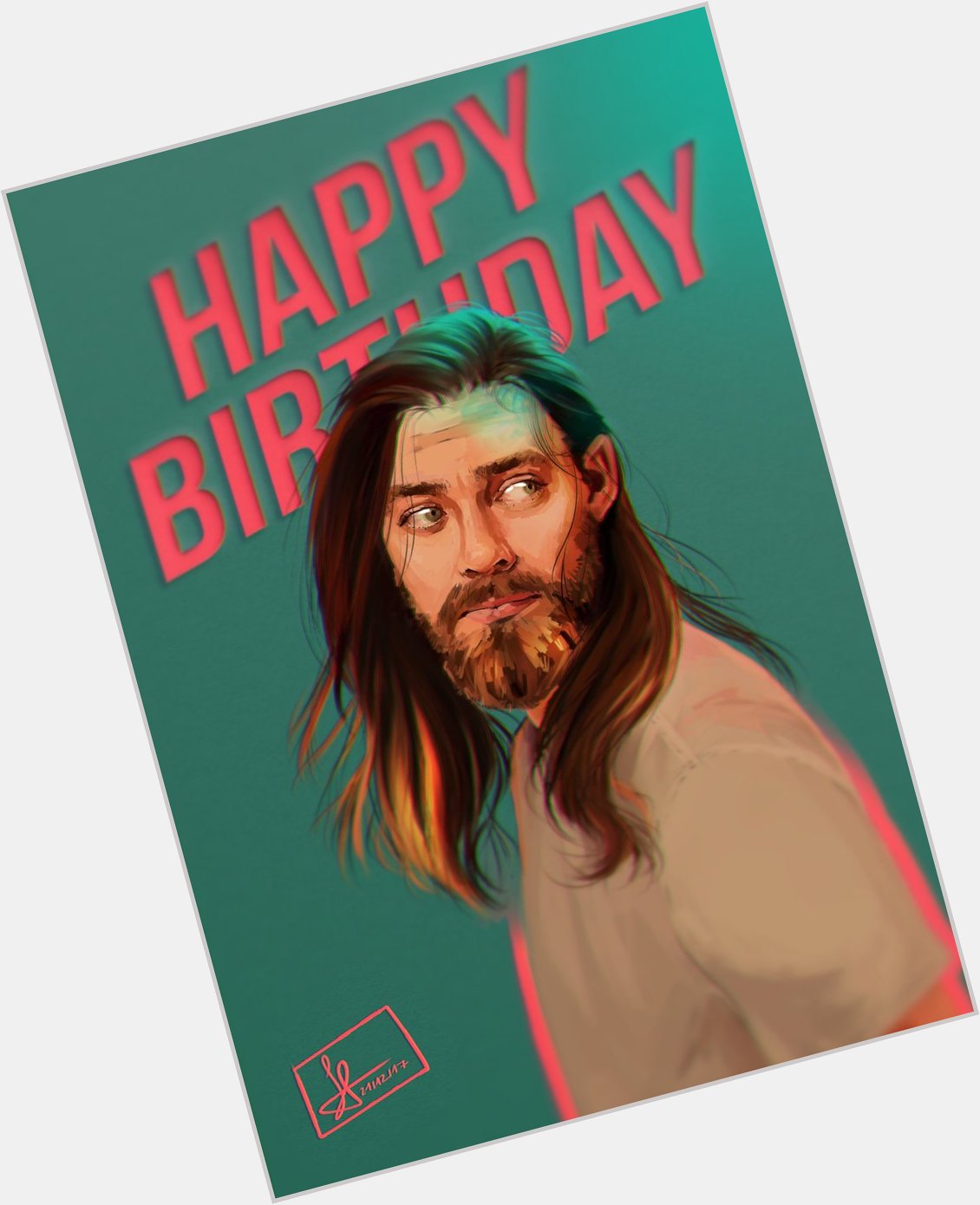 Happy Birthday, Tom Payne!  ( I just had to paint something for his special day. 