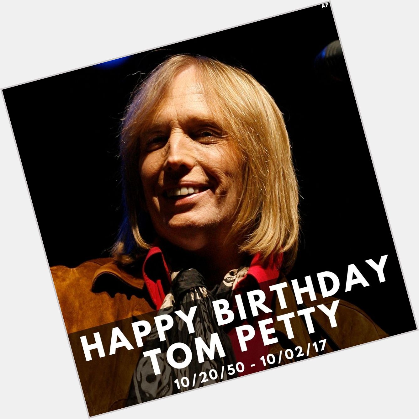 HAPPY BIRTHDAY: Rocker Tom Petty would have turned 70 today. 