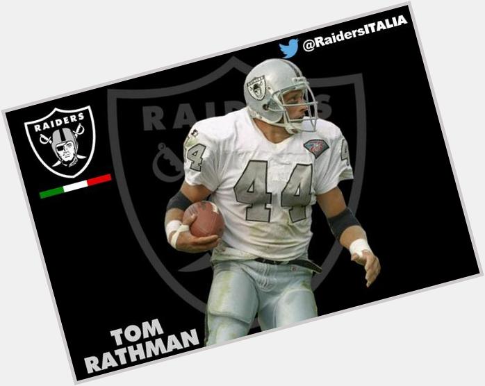 Happy birthday to former Raider FB [1994] and RB Coach [2006-2008] Tom Rathman... TANTI AUGURI! 