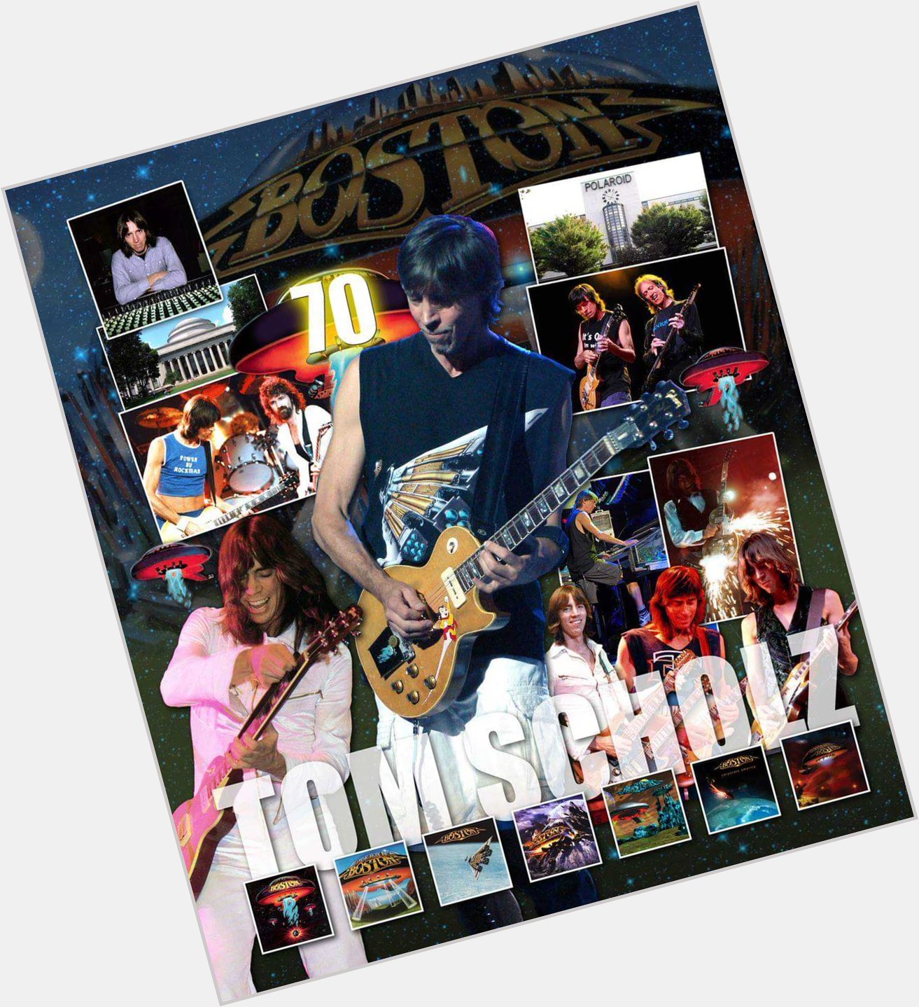 Happy 70th Birthday Tom Scholz, founder and master creator of the band BOSTON! I 