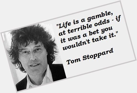 Happy Birthday Tom Stoppard 
