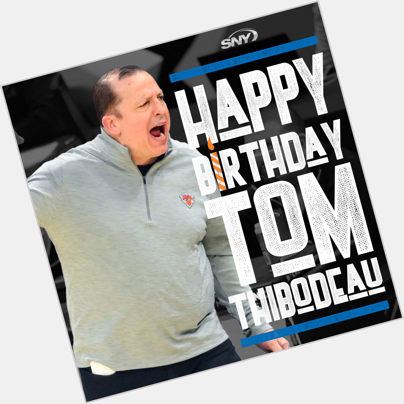 Happy birthday to Tom Thibodeau!  