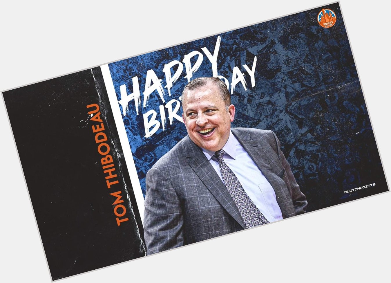 Join Knicks Nation in wishing Tom Thibodeau a happy 63rd birthday!  