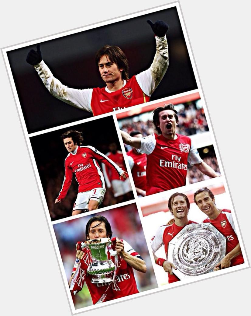 Happy birthday, Tomas Rosicky! 9 seasons at the club and one of our few loyal players in recent history. 