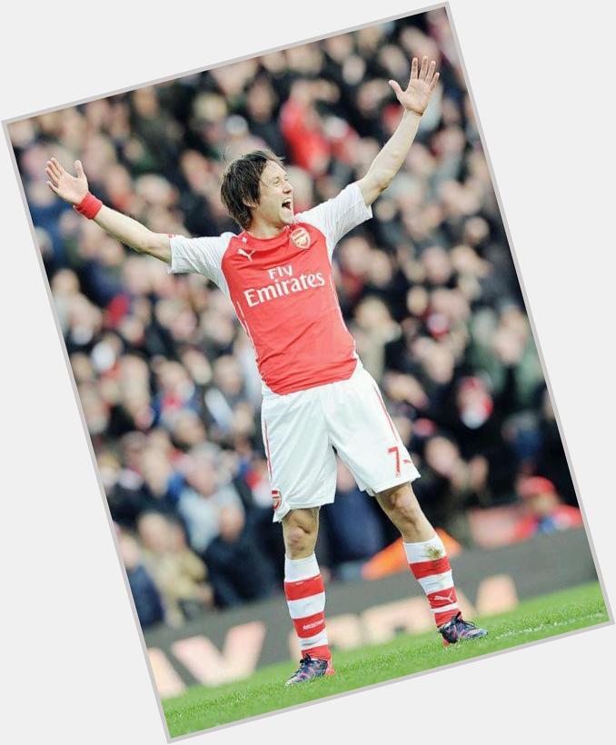 Happy Birthday Tomas Rosicky! 
Hope you were playing today. 